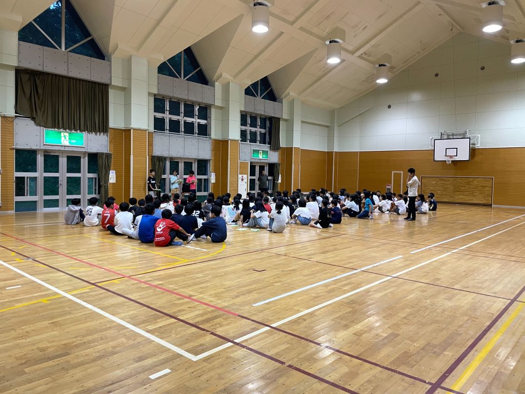【６年林間学校】３日目　朝会
